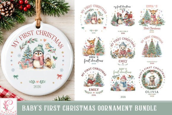 Baby’s First Christmas Ornament Bundle