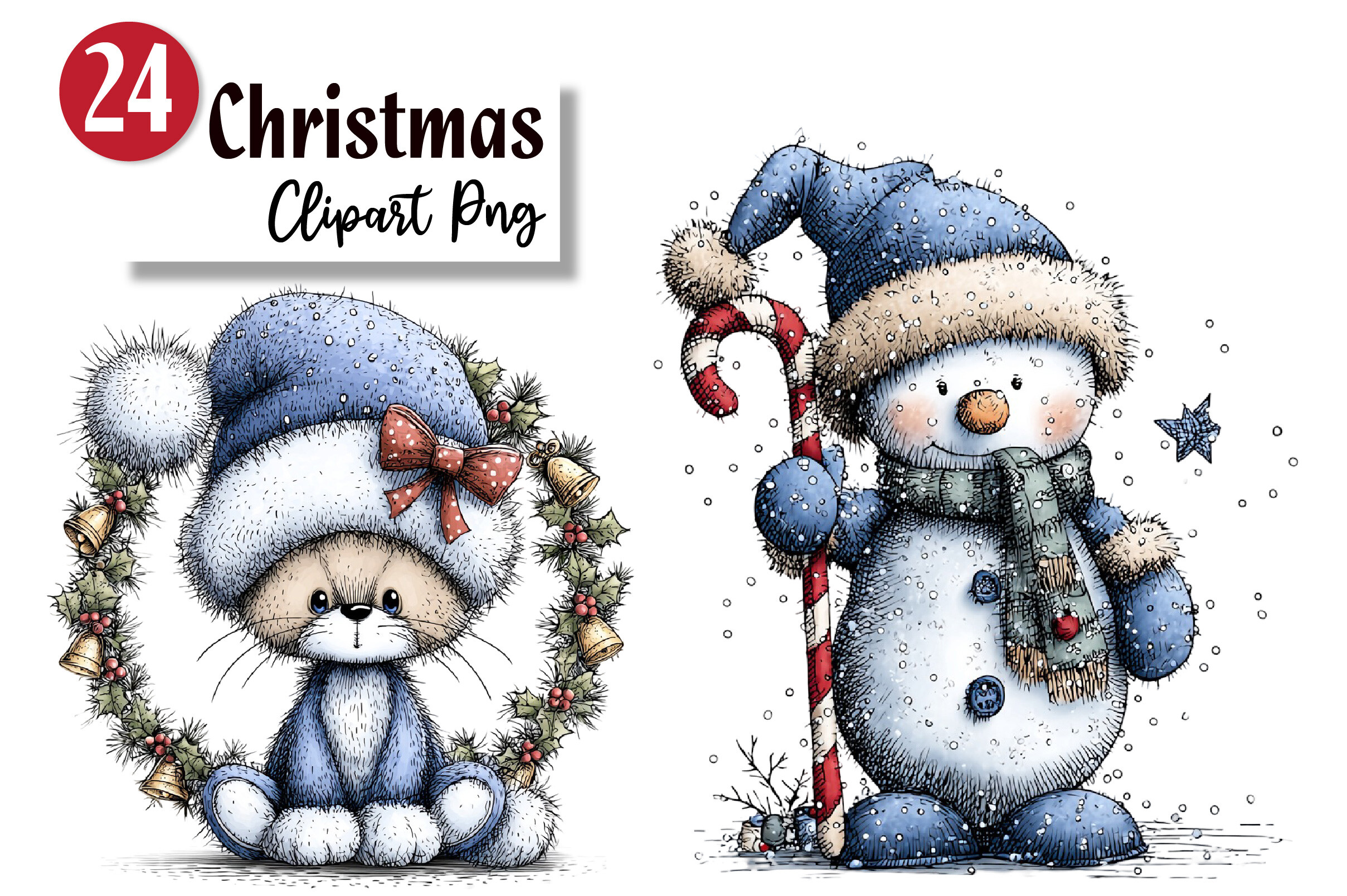 Blue Christmas Winter PNG