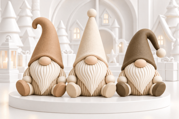 3D STL Christmas Figurine Set - Reindeer, Snowman & Tree Printables for FDM & Resin - Image 13