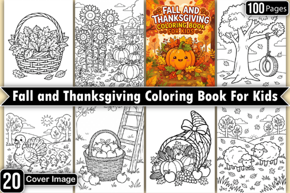 Fall and Thanksgiving Coloring Pages