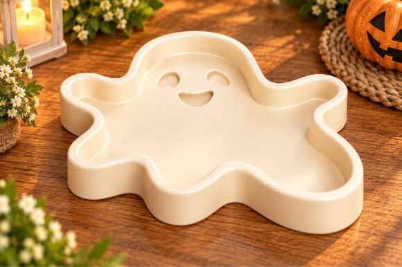 Halloween Cuties Trio STL Ghost, Vampire & Black Cat 3D Print File - Image 7