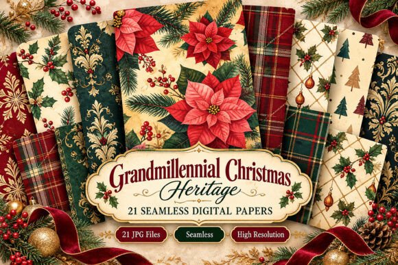 Grandmillennial Christmas Heritage