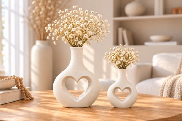 Ribbed Tealight Holder STL Set of 2 Elegant Minimalist Decor - Image 18