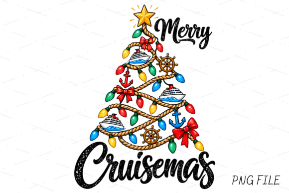 Merry Cruisemas PNG, Cruise Ship Tree