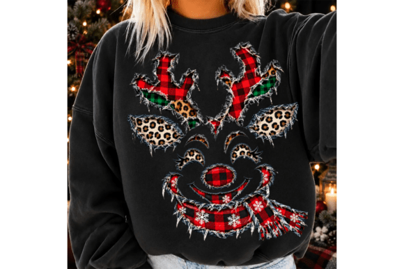 Christmas Tree Faux Ripped Look Torn Png Graphic by Bee.design ...