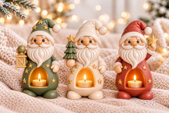 3 Christmas Mugs STL Bundle – Festive 3D Print Models for Holiday Décor - Image 13