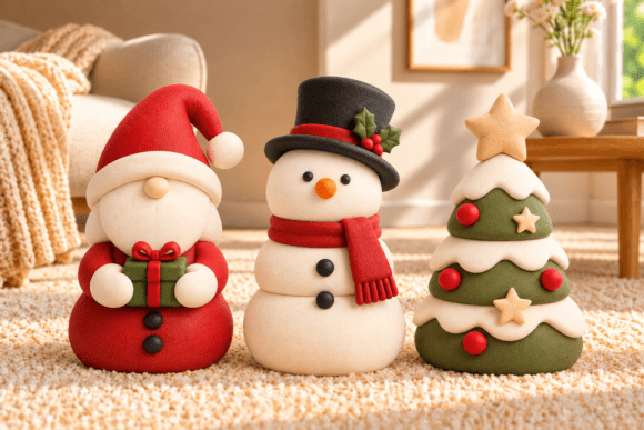 Knitted Christmas Reindeer STL 3D Print – Cozy Nordic Holiday Decor Model - Image 9