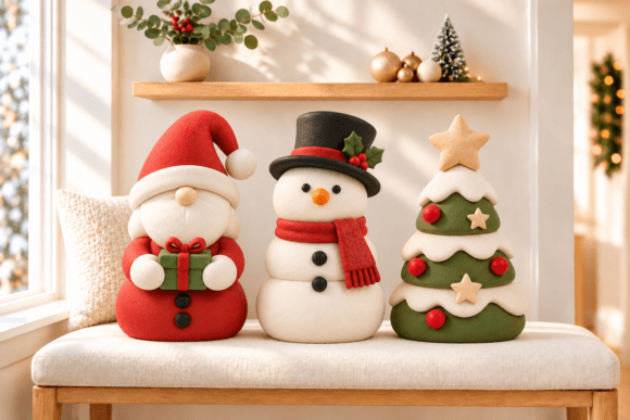 Santa Snowman Christmas Tree STL Bundle - 3D Printable Holiday Figurines - Image 2