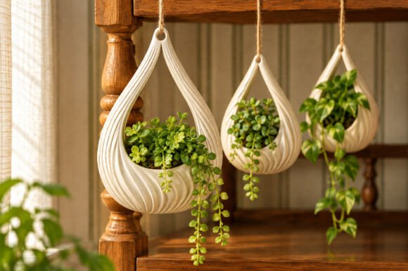 Swan Planter Pot 3D STL – Elegant Swan Succulent Planter File for 3D Printing - Image 14