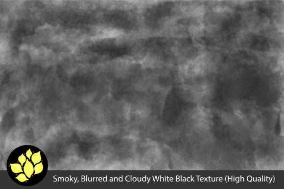 Smoky Cloudy Black White Texture