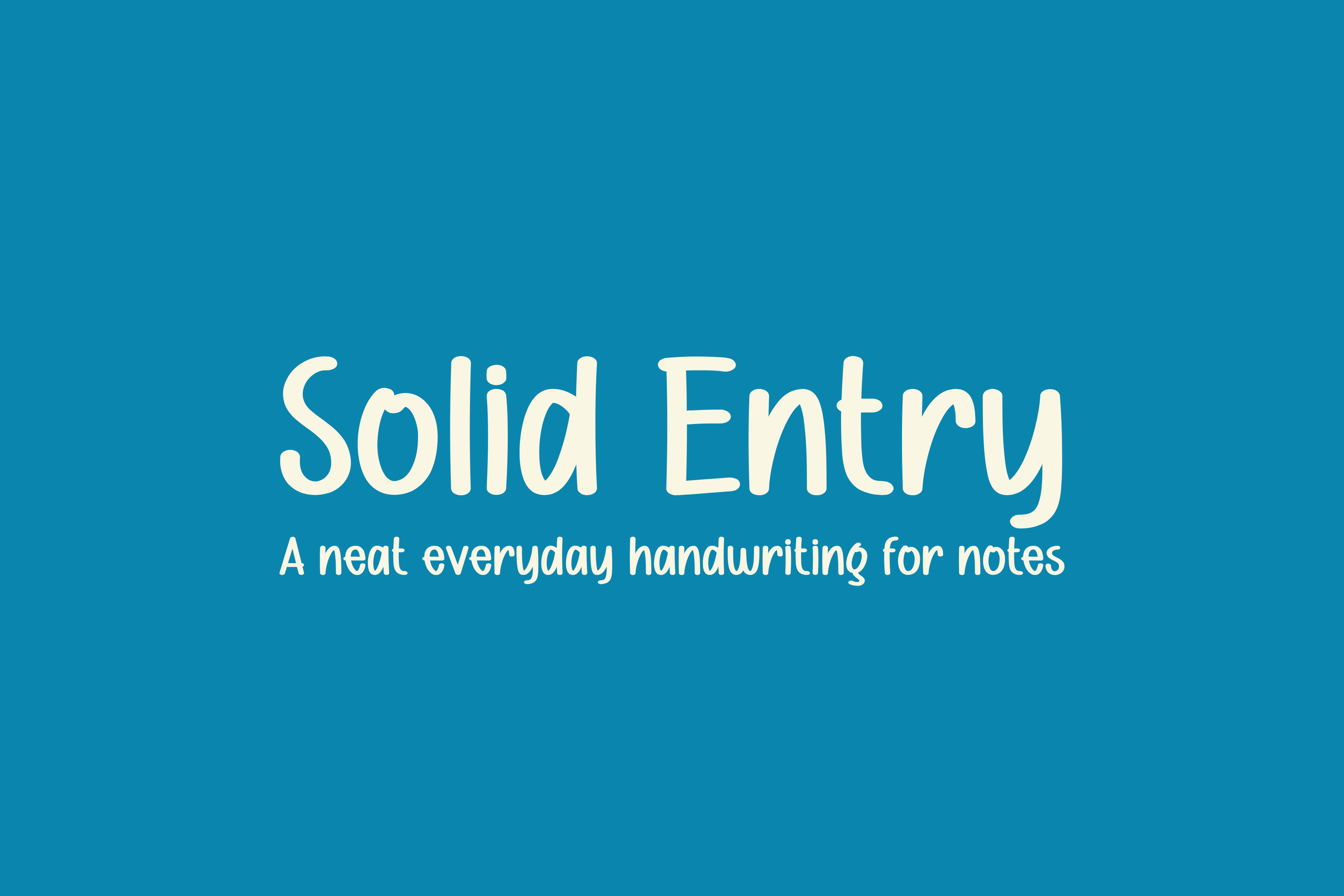 Solid Entry
