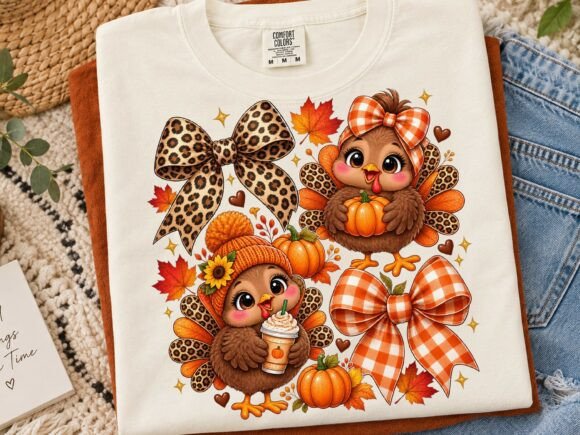 Thanksgiving Turkey Girls PNG