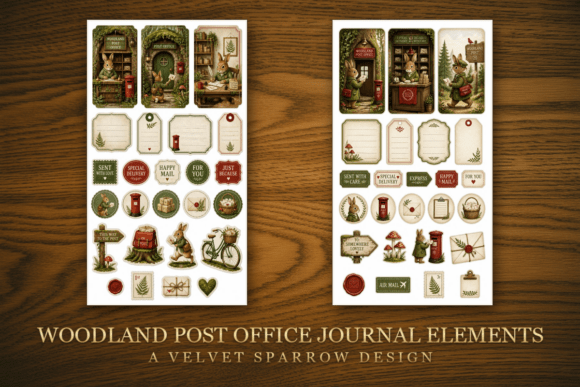 Woodland Post Office Journal Elements