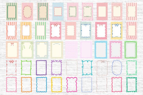 45 Coquette Frame Clipart Bundle