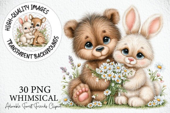 Adorable Forest Friends Clipart