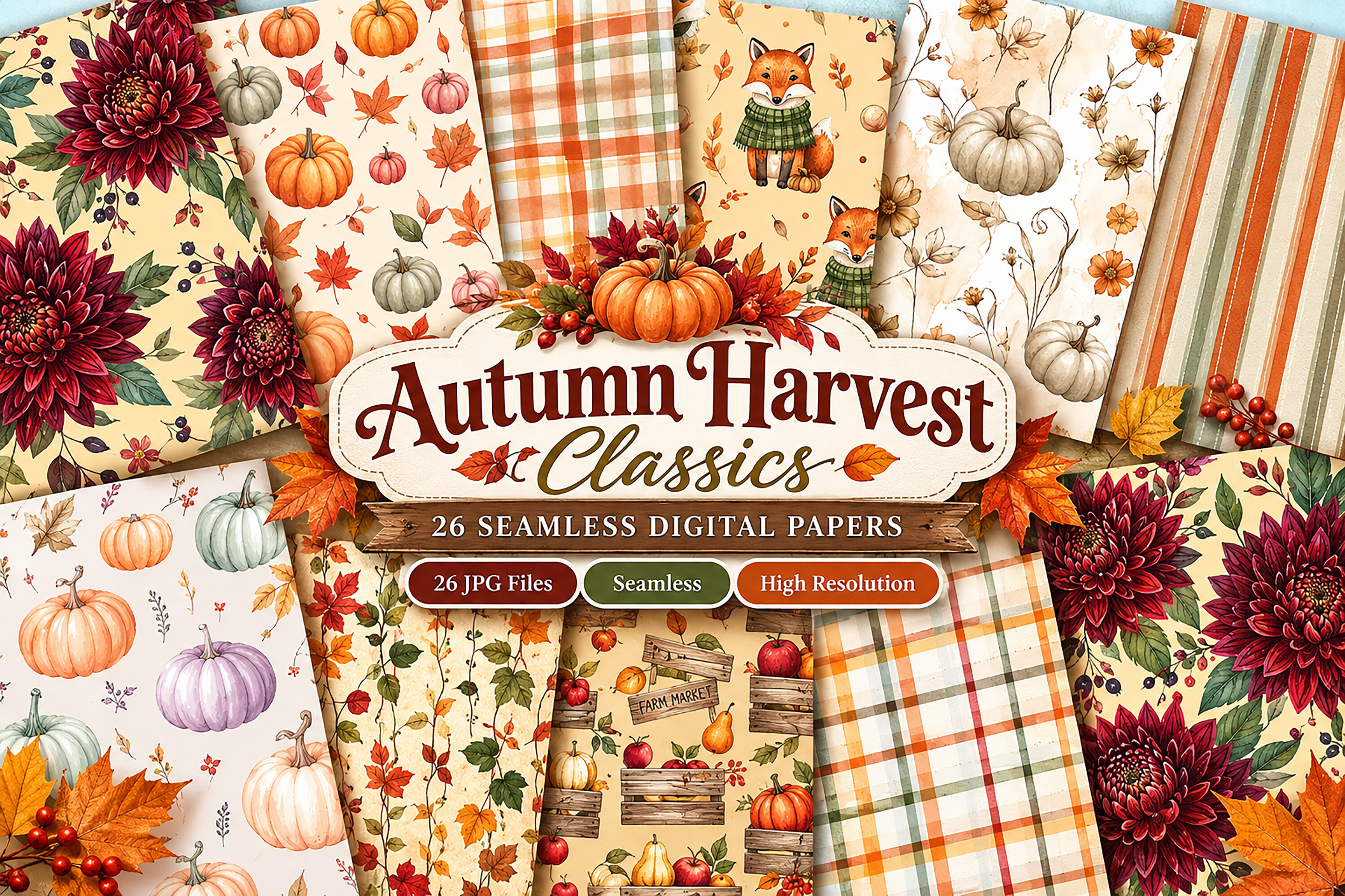 Autumn Harvest Classics Seamless