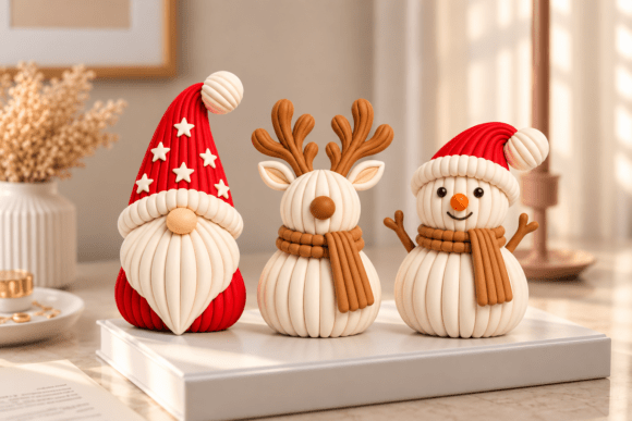 Christmas Santa Reindeer Snowman 3D STL Bundle – Holiday Print Files - Image 2