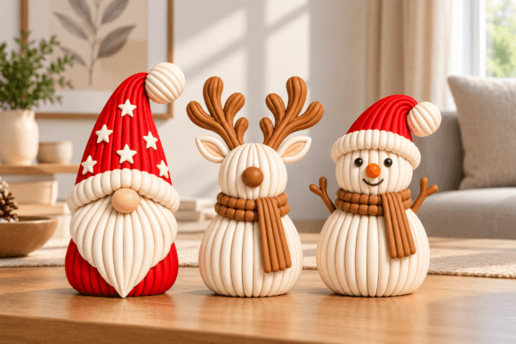 Christmas Santa Reindeer Snowman 3D STL Bundle – Holiday Print Files - Image 4