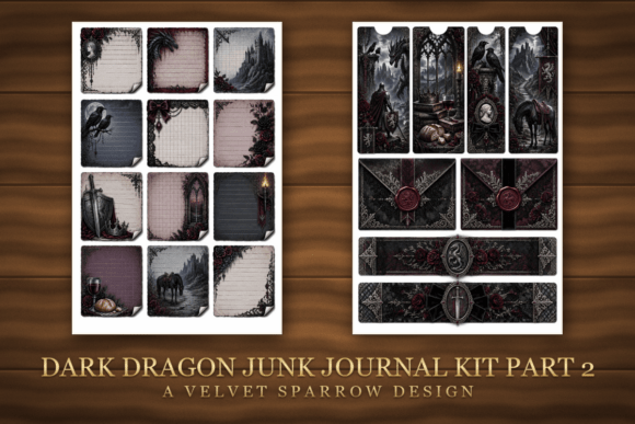 Dark Dragon Junk Journal Kit Part 2