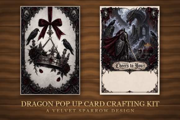 Dragon Pop Up Card Crafting Kit