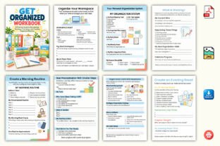 Get Organized Workbook Graphic by KDPLab · Creative Fabrica