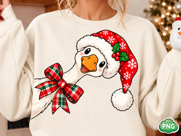 Goose Christmas Png, Jolly Goose Png