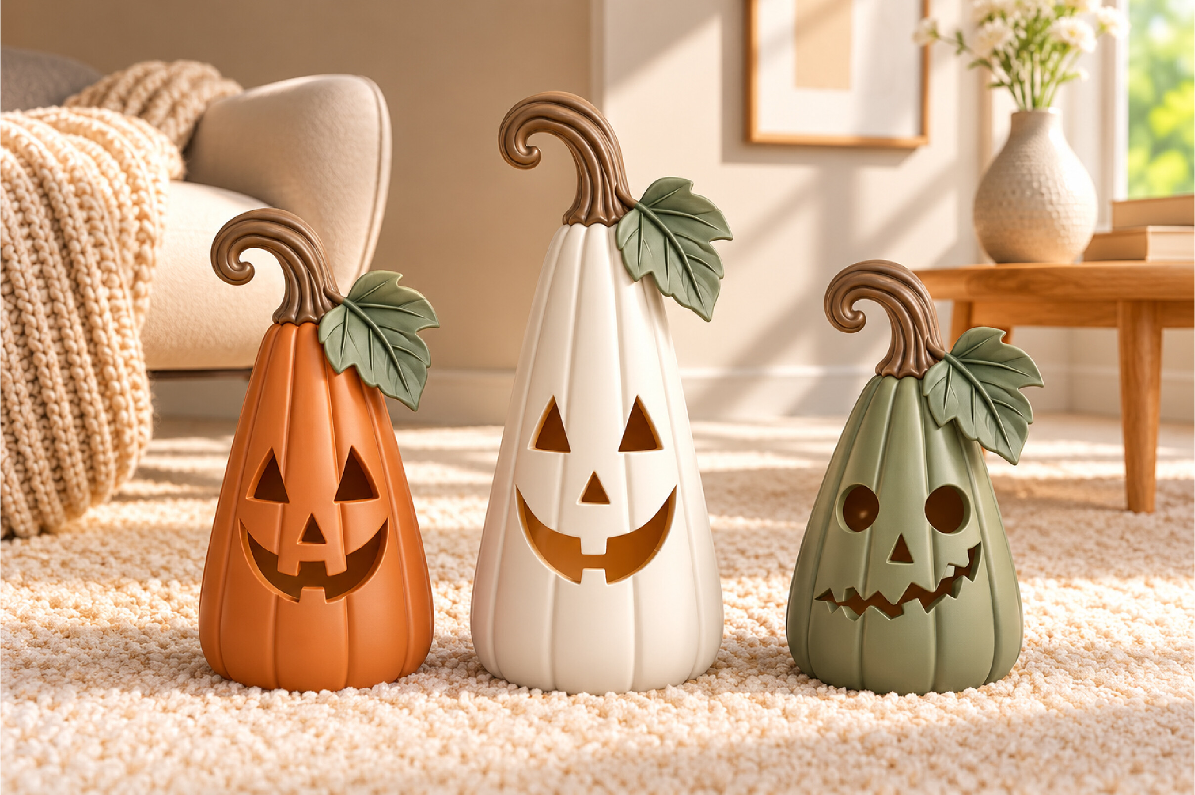 Halloween Pumpkin Decor 3D Printable STL File Instant Digital Download - Image 5