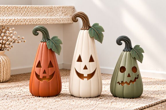 Halloween Pumpkin Decor 3D Printable STL File Instant Digital Download - Image 4