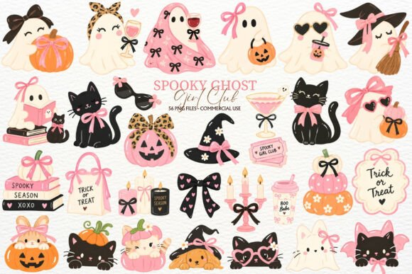 Spooky Ghost Clipart Halloween Girl PNG