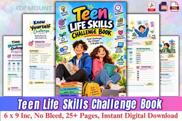 Teen Life Skills Challenge Book