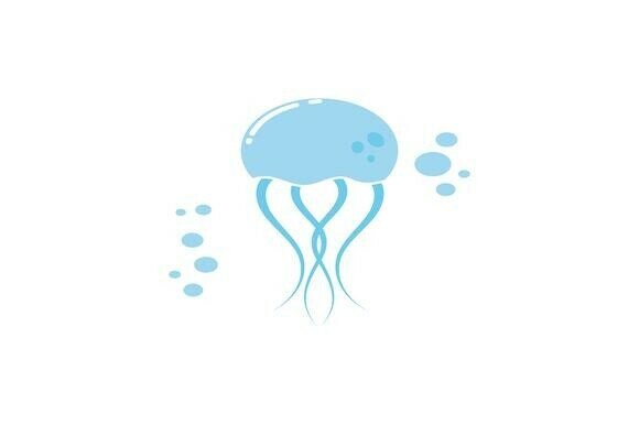 Jelly Fish Icon Vector Illustration