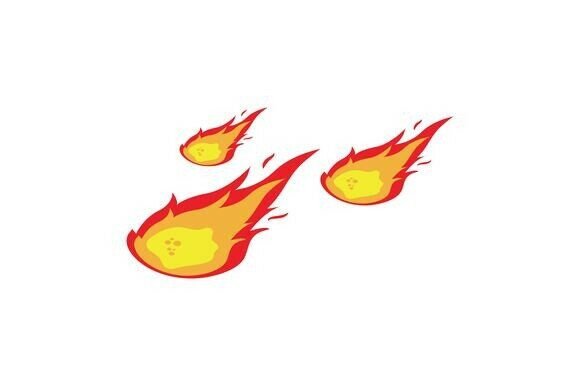 Meteor Vector Icon Illustration Design T