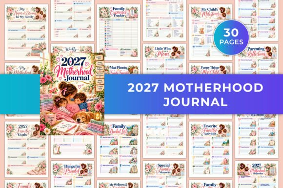 2027 Motherhood Journal KDP Interiors