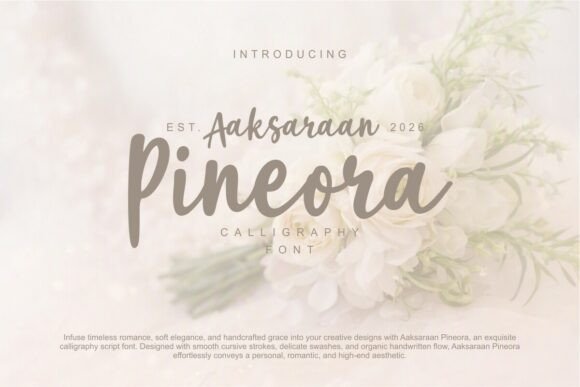 Aaksaraan Pineora Script & Handwritten Font By Eko Kurniawan