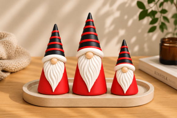 Christmas Angel Candle Holder 3D STL – Set of 3 Angel Figurines to Print - Image 19