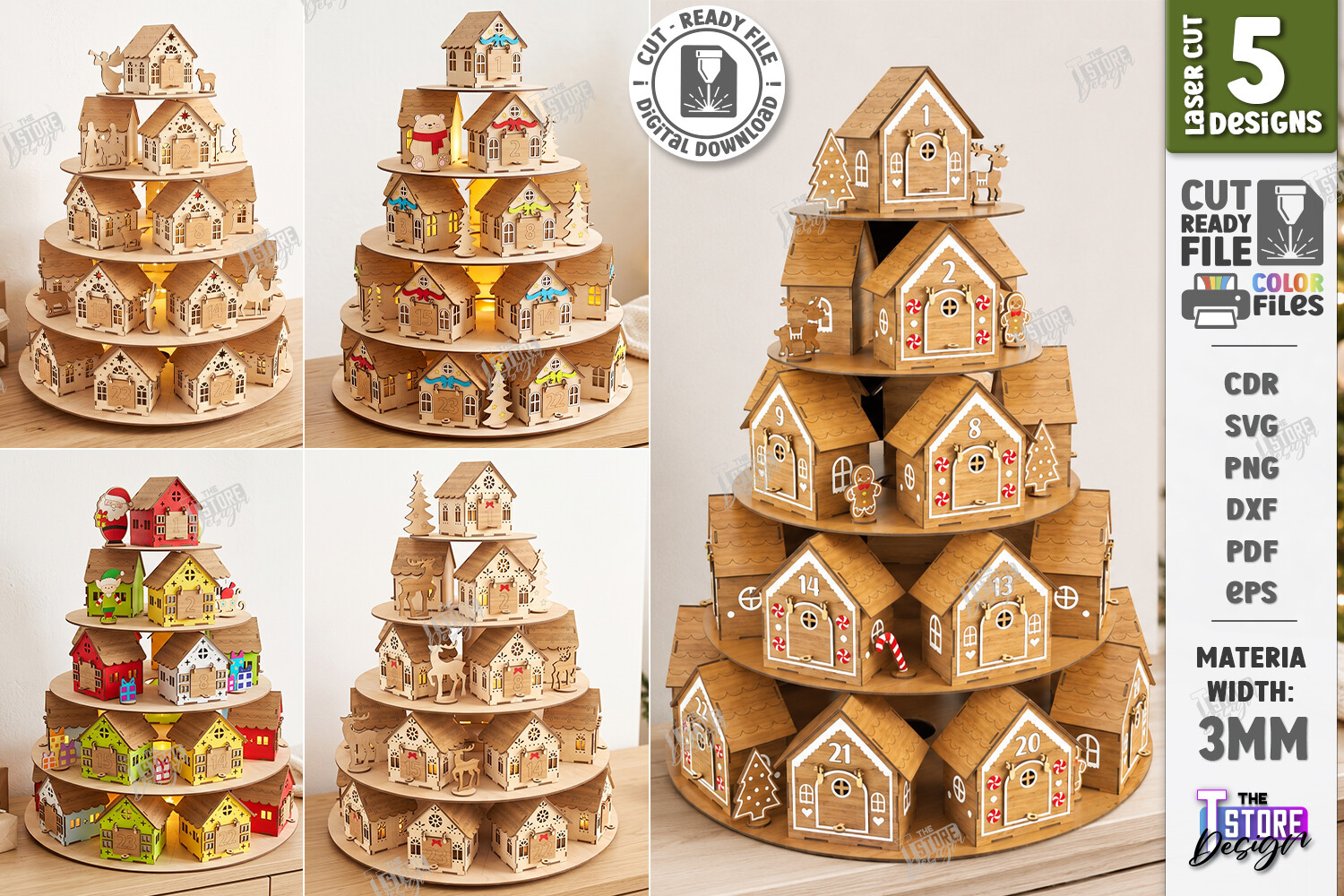 Christmas Village Advent Calendar Bundle