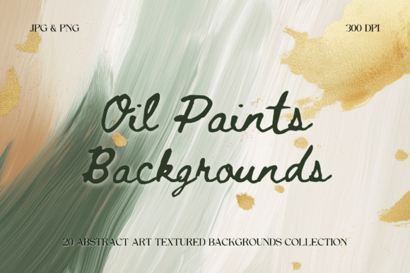 Creme Golden Painted Textures