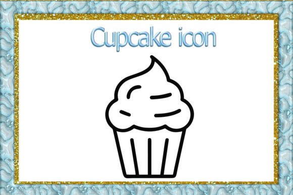Cupcake Icon Vector