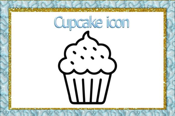 Cupcake Icon Vector