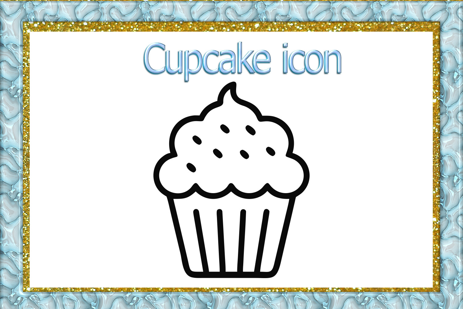 Cupcake Icon Vector