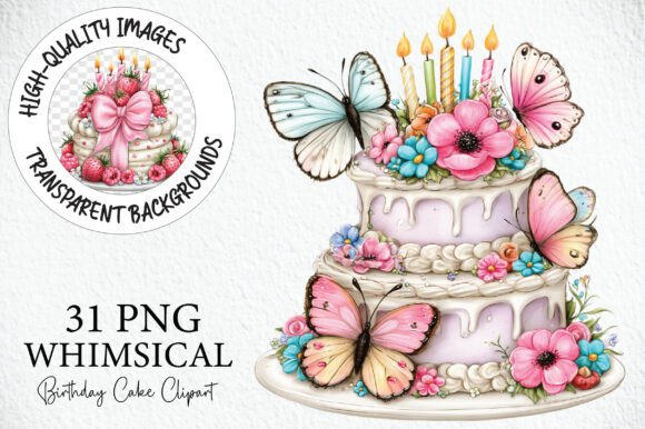 Cute Birthday Cake Clipart