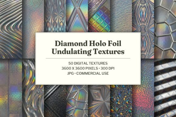 Diamond Holo Foil Undulating Texture
