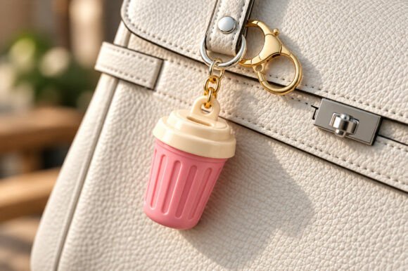 Baby Bottle Keychain STL – 3D Printable Charm Model for Keyrings & Bags - Image 3