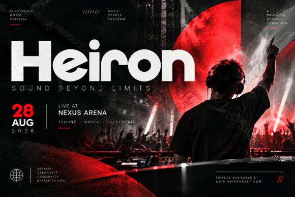 Heiron Sans Serif Font By BILLI