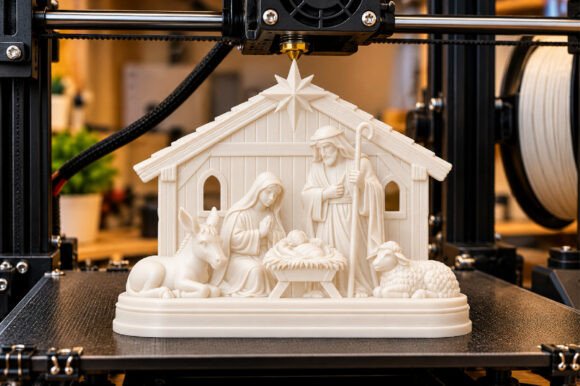 Nativity Scene Decor STL – 3D Printable Christmas Nativity Model - Image 5