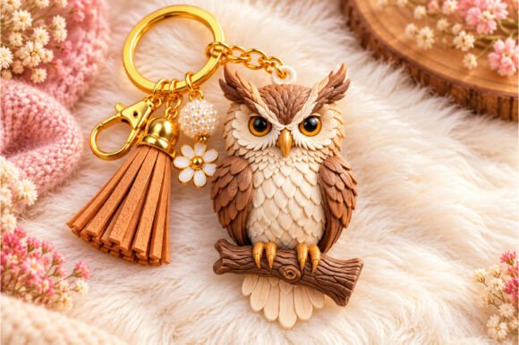 15 Cute Safari Animal Keychain STL Set – Elephant, Lion & Giraffe 3D Print Files - Image 7
