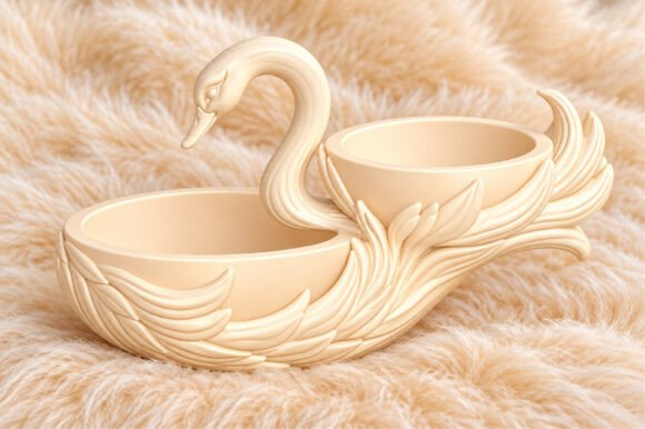 Floating Coffee Cup Splash STL – 3D Printable Coffee Décor Model - Image 18