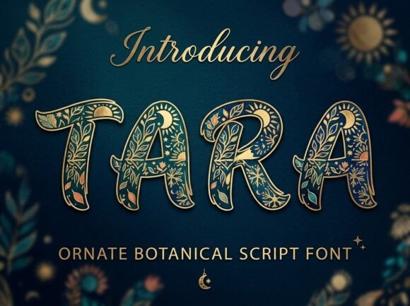 Tara Decorative Font By Raholco