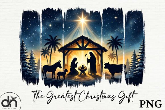 The Greatest Christmas Gift Nativity PNG