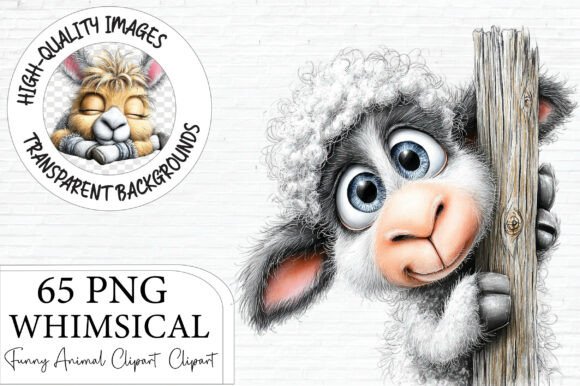 Whimsical Cute Farm & Woodland Animals